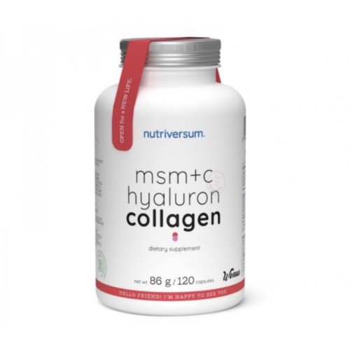 MSM + HYALURON COLLAGEN - 120 капсули